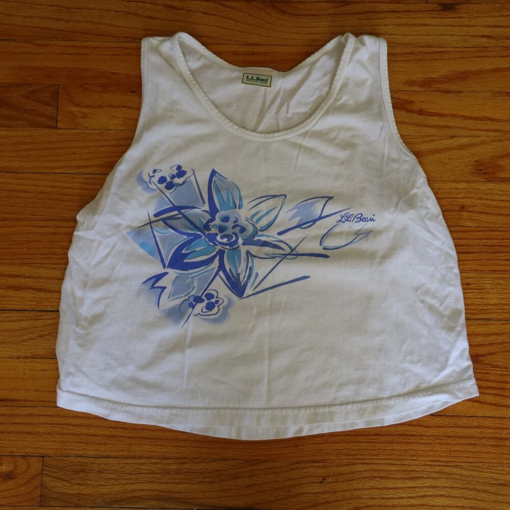 RARE Vintage L.L. Bean Tank Top Womens Size L